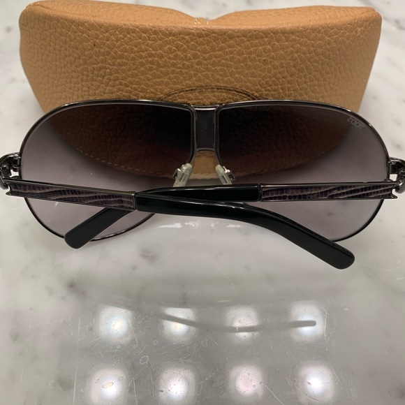 Tod’s TO 07 Black and Gunmetal Sunglasses main image 8